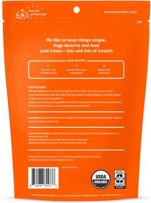 Show full view: Bocce's Bakery Spiced Cake Biscuits Crunchy Dog Treats, 12-oz bag slide 3 of 9