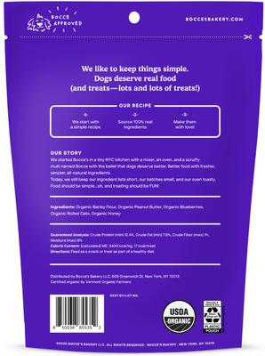 Show full view: Bocce's Bakery Wild Berry Biscotti Biscuits Crunchy Dog Treats, 12-oz bag slide 3 of 10