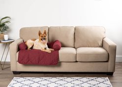 Bone Dry Bolster Furniture Cover, Cranberry, Medium slide 2 of 5