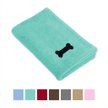 Show in main carousel: Bone Dry Embroidered Bone Microfiber Dog Bath Towel, Aqua slide 1 of 7