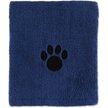 Show in main carousel: Bone Dry Embroidered Paw Dog & Cat Towel, Navy slide 1 of 5