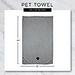 Show in main carousel: Bone Dry Embroidered Paw Dog & Cat Towel, Taupe slide 2 of 5