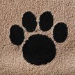 Show in main carousel: Bone Dry Embroidered Paw Dog & Cat Towel, Taupe slide 4 of 5