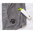 Show in main carousel: Bone Dry Embroidered Paw Print Microfiber Bath Towel, Gray slide 2 of 6