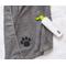Show in main carousel: Bone Dry Embroidered Paw Print Microfiber Bath Towel, Gray slide 2 of 6