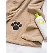 Show in main carousel: Bone Dry Embroidered Paw Print Microfiber Bath Towel, Taupe slide 2 of 6