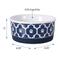 Show in main carousel: Bone Dry Lattice Non-Skid Ceramic Dog & Cat Bowl, 0.75-cup, Nautical Blue slide 2 of 11