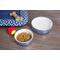 Show in main carousel: Bone Dry Lattice Non-Skid Ceramic Dog & Cat Bowl, 1.5-cup, Nautical Blue slide 3 of 11