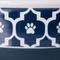 Show in main carousel: Bone Dry Lattice Non-Skid Ceramic Dog & Cat Bowl, 1.5-cup, Nautical Blue slide 4 of 11