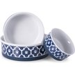 Show in main carousel: Bone Dry Lattice Non-Skid Ceramic Dog & Cat Bowl, 1.5-cup, Nautical Blue slide 6 of 11