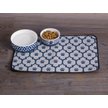 Show in main carousel: Bone Dry Lattice Non-Skid Ceramic Dog & Cat Bowl, 1.5-cup, Nautical Blue slide 8 of 11