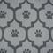 Show in main carousel: Bone Dry Lattice Paw Print Dog & Cat Food Mat, Gray, Small slide 3 of 5
