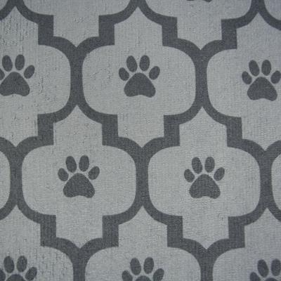 Show full view: Bone Dry Lattice Paw Print Dog & Cat Food Mat, Gray, Small slide 3 of 5