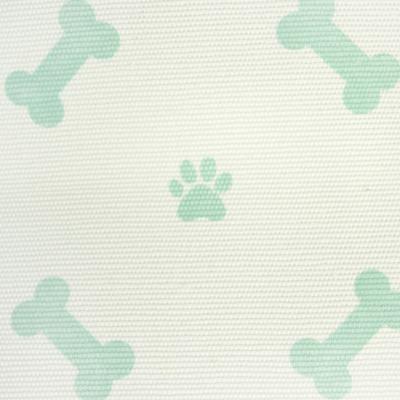 Show full view: Bone Dry Paw & Bone Print Rectangle Dog Storage Bin, Mint slide 4 of 5