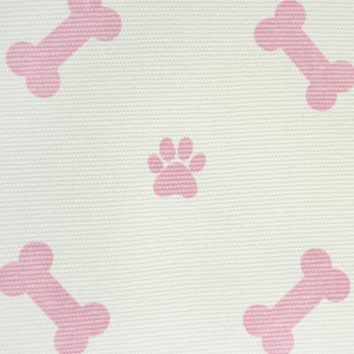 Show full view: Bone Dry Paw & Bone Print Rectangle Dog Storage Bin, Rose slide 4 of 5