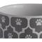 Show in main carousel: Bone Dry Paw Lattice Print Ceramic Dog & Cat Treat Canister, Grey slide 5 of 7