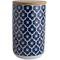 Show in main carousel: Bone Dry Paw Lattice Print Ceramic Dog & Cat Treat Canister, Nautical Blue slide 1 of 6
