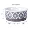 Show in main carousel: Bone Dry Paw Lattice Print Non-Skid Ceramic Dog & Cat Bowl Set, 0.75-cup, 2 count, Grey slide 2 of 10