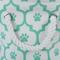Show in main carousel: Bone Dry Paw Lattice Print Round Dog Storage Bin, Aqua, Small slide 4 of 6
