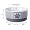 Show in main carousel: Bone Dry Paw Patch & Stripes Non-Skid Ceramic Dog & Cat Bowl, 0.75-cup slide 3 of 12