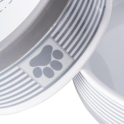Show full view: Bone Dry Paw Patch & Stripes Non-Skid Ceramic Dog & Cat Bowl, 3-cup slide 8 of 10