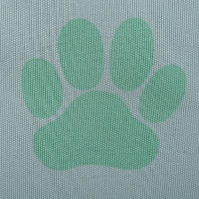 Show full view: Bone Dry Paw Print Dog & Cat Collapsible Storage Bin, Aqua, Small slide 5 of 7