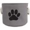 Show in main carousel: Bone Dry Paw Print Dog & Cat Collapsible Storage Bin, Gray, Medium slide 1 of 8