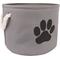 Show in main carousel: Bone Dry Paw Print Dog & Cat Collapsible Storage Bin, Gray, Medium slide 3 of 8