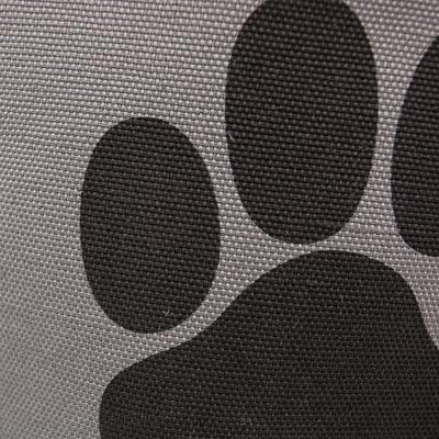 Show full view: Bone Dry Paw Print Dog & Cat Collapsible Storage Bin, Gray, Medium slide 4 of 8