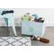 Show in main carousel: Bone Dry Paw Print Rectangle Dog Storage Bin, Aqua, Small slide 2 of 6