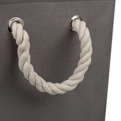 Show full view: Bone Dry Paw Print Rectangle Dog Storage Bin, Grey, Medium slide 4 of 6