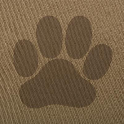 Show full view: Bone Dry Paw Print Rectangle Dog Storage Bin, Taupe, Medium slide 5 of 6