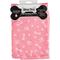 Show in main carousel: Bone Dry Printed Hearts Microfiber Dog Bath Towel, Pink slide 2 of 6