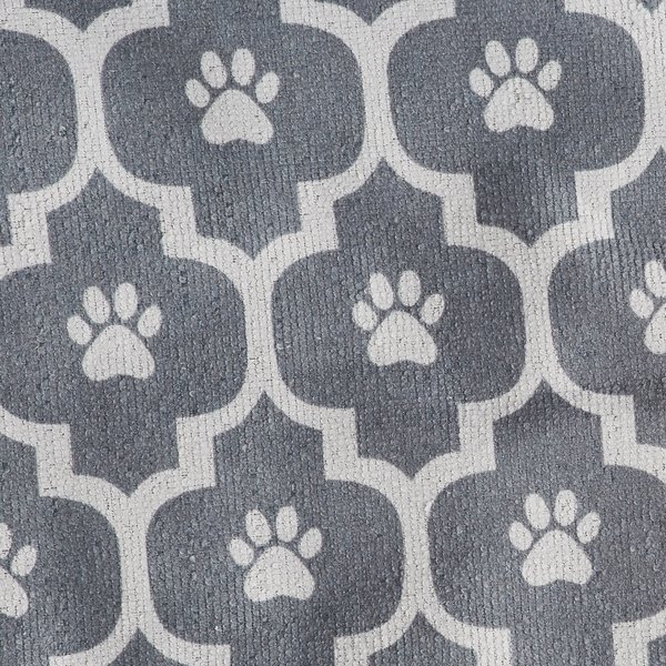 Show full view: Bone Dry Printed Moroccan Microfiber Dog & Cat Bath Towel, Gray slide 4 of 6