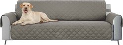 Bone Dry Reversible Loveseat Cover, Grey