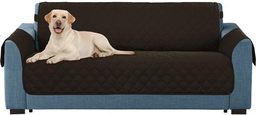 Show full view: Bone Dry Reversible Sofa Cover, Chocolate slide 4 of 7