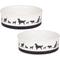 Show in main carousel: Bone Dry Show Set Dog Bowl, Black & White, Large slide 1 of 9