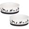 Show in main carousel: Bone Dry Show Set Dog Bowl, Black & White, Medium slide 1 of 9