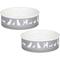 Show in main carousel: Bone Dry Show Set Dog Bowl, Gray, Large slide 1 of 9