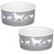 Show in main carousel: Bone Dry Show Set Dog Bowl, Gray, Small slide 1 of 9