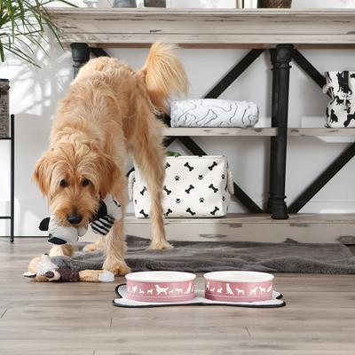 Show full view: Bone Dry Show Set Dog Bowl, Rose, Large slide 5 of 9