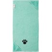 Show in main carousel: Bone Dry Small Embroidered Paw Dog & Cat Towel Set, 3 count, Aqua slide 5 of 6