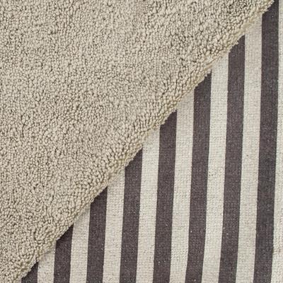 Show full view: Bone Dry Striped Embroidered Paw Dog & Cat Towel, Brown slide 4 of 7