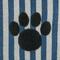 Show in main carousel: Bone Dry Striped Embroidered Paw Dog & Cat Towel, Navy slide 5 of 7