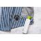 Show in main carousel: Bone Dry Striped Embroidered Paw Dog & Cat Towel, Navy slide 7 of 7