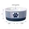 Show in main carousel: Bone Dry Striped Non-Skid Ceramic Dog & Cat Bowl Set, 0.75-cup, 2 count, Nautical Blue slide 2 of 8