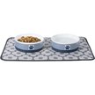 Show in main carousel: Bone Dry Striped Non-Skid Ceramic Dog & Cat Bowl Set, 1.5-cup, 2 count, Nautical Blue slide 3 of 8