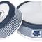Show in main carousel: Bone Dry Striped Non-Skid Ceramic Dog & Cat Bowl Set, 3-cup, 2 count, Nautical Blue slide 7 of 8