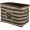 Show in main carousel: Bone Dry Striped Rectangle Dog Storage Bin, Brown, Medium slide 1 of 6
