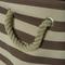Show in main carousel: Bone Dry Striped Rectangle Dog Storage Bin, Brown, Medium slide 4 of 6